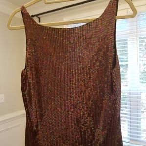 Ann Taylor Sequince Cami Blouse Size M